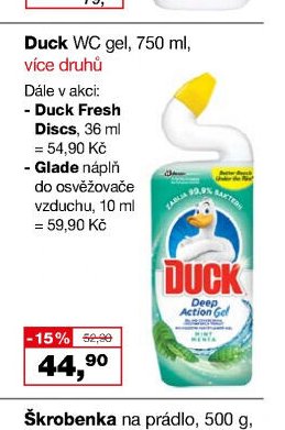 Duck WC gel, 750 ml