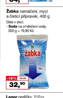 Žabka namáčení, mycí a čistící přípravek, 400 g