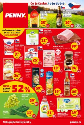akční leták Penny Market 27.10.2022-2.11.2022