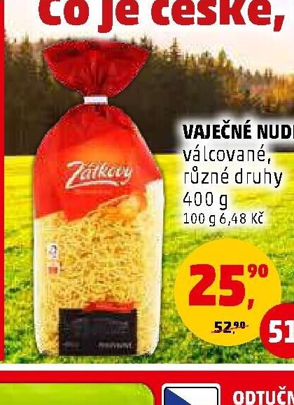 VAJEČNÉ NUDLE ZÁTKA