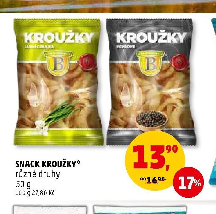 SNACK KROUŽKY*
