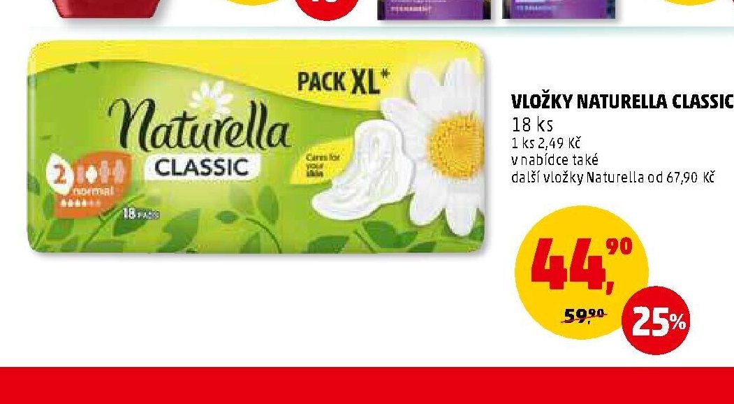 VLOŽKY NATURELLA CLASSIC