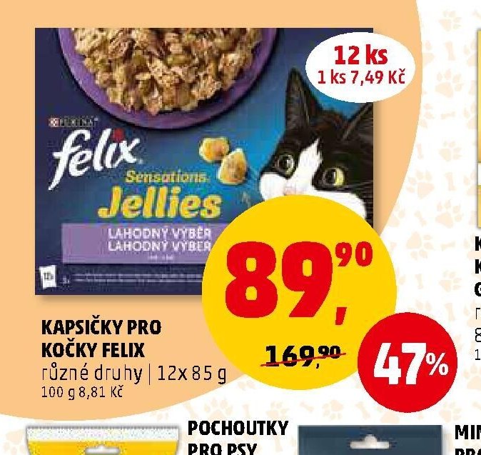 Kapsičky pro kočky Felix