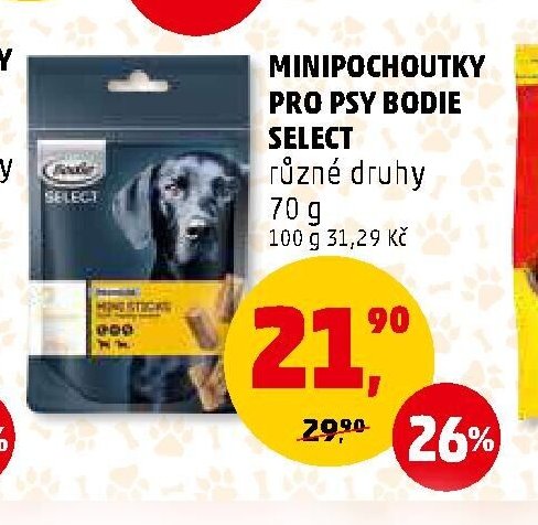 Minipochoutky pro psy Bodie Select