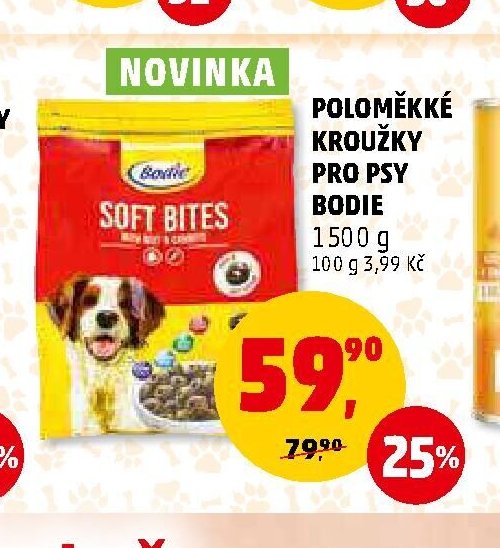 Poloměkké kroužky pro psy Bodie