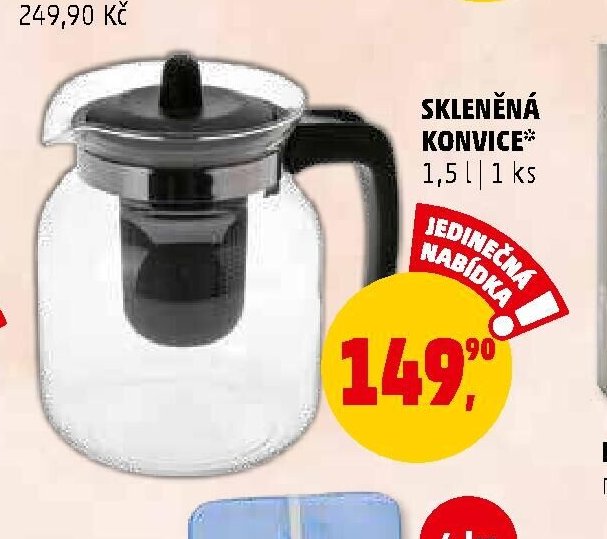 Skleněná konvice