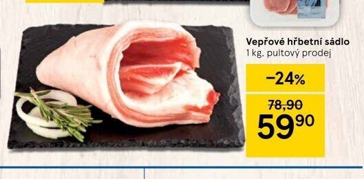 Vepřové hřbetní sádlo
