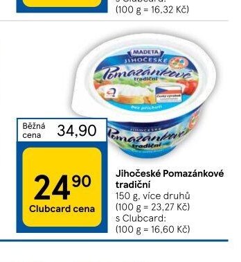 Jihočeské Pomazánkové tradiční