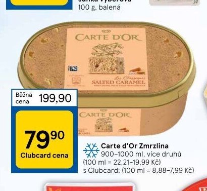 Carte d'Or Zmrzlina 900-1000 ml, více druhů