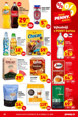 akční leták Penny Market 27.10.2022-2.11.2022