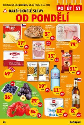 akční leták Penny Market 27.10.2022-2.11.2022