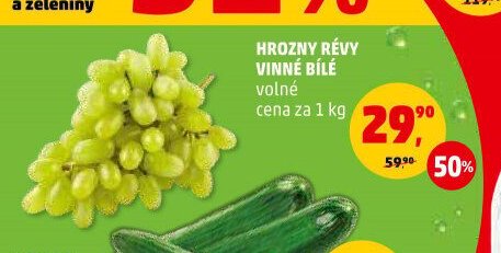 Hrozny révy vinné bílé