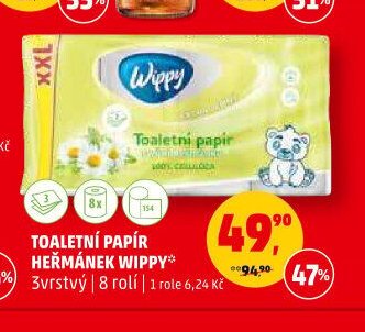 Toaletní papír Heřmánek Wippy