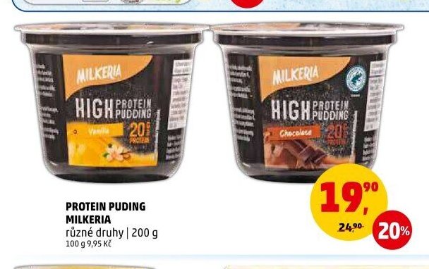 PROTEIN PUDING MILKERIA různé druhy | 200 g