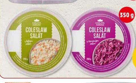 Salát Coleslaw Karlova Koruna s bílým, červeným zelím
