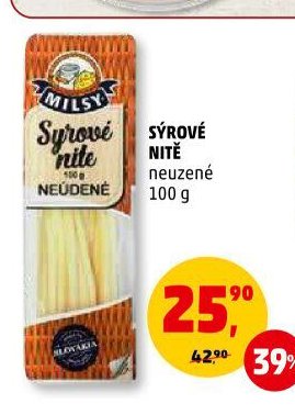 Sýrové nitě neuzené