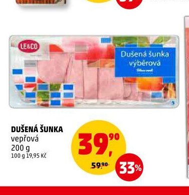 Dušená šunka výběrová