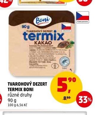 TVAROHOVÝ DEZERT TERMIX BONI