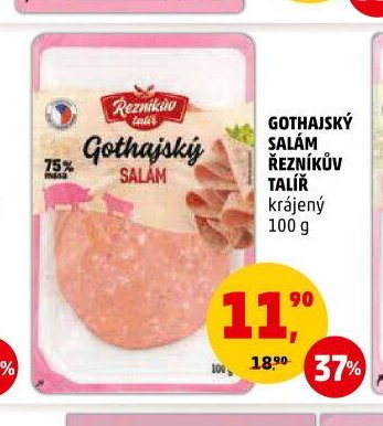 Gothajský salám Řezníkův talíř