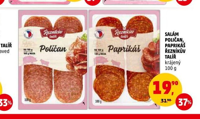Salám Poličan, Paprikáš Řezníkův talíř