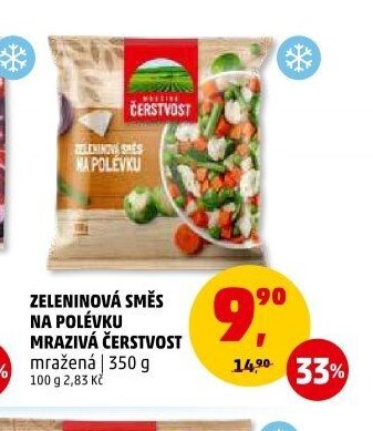 ZELENINOVÁ SMĚS NA POLÉVKU MRAZIVÁ ČERSTVOST