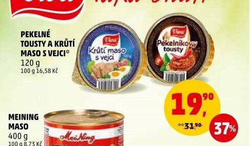 PEKELNÉ TOUSTY A KRŮTÍ MASO S VEJCI*