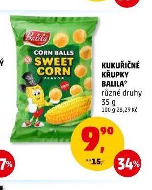 KUKUŘIČNÉ KŘUPKY BALILA*