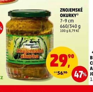 ZNOJEMSKÉ OKURKY*