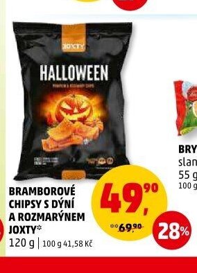 BRAMBOROVÉ CHIPSY S DÝNÍ A ROZMARÝNEM JOXTY*