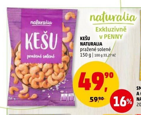 KEŠU PRAŽENÉ SOLENÉ NATURALIA