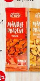 MANDLE PRAŽENÉ