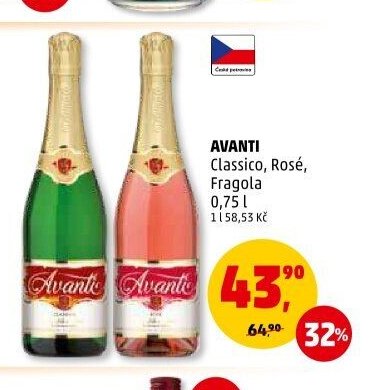 Avanti Classico, Rosé, Fragola