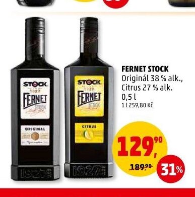 Fernet Stock Originál / Citrus