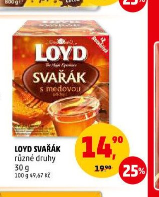 LOYD SVAŘÁK různé druhy