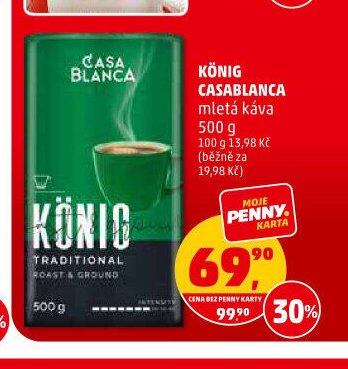 KÖNIG CASABLANCA mletá káva