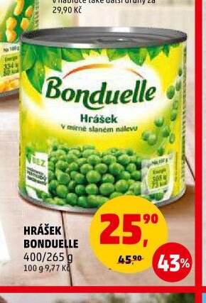 HRÁŠEK BONDUELLE