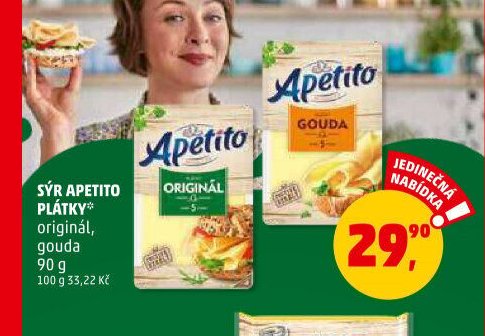 SÝR APETITO PLÁTKY