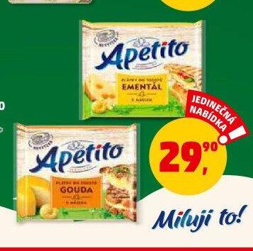 SÝR APETITO PLÁTKY DO TOUSTŮ