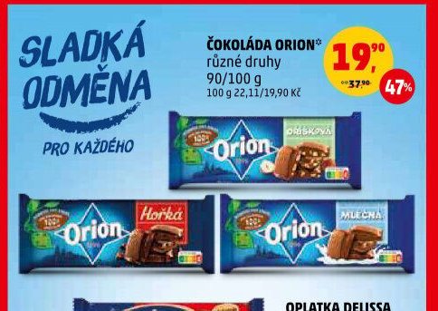 ČOKOLÁDA ORION