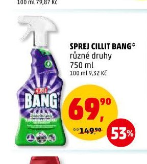 SPREJ CILLIT BANG různé druhy