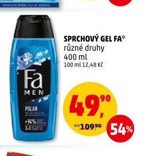 SPRCHOVÝ GEL FA různé druhy