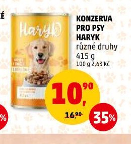Konzerva pro psy Haryk
