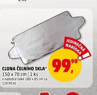 CLONA ČELNÍHO SKLA*