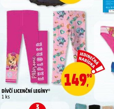 DÍVČÍ LICENČNÍ LEGÍNY*
