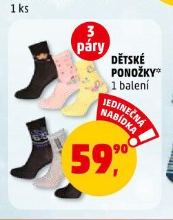 DĚTSKÉ PONOŽKY*