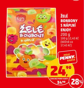 Bonbony želé s náplní Enjoy