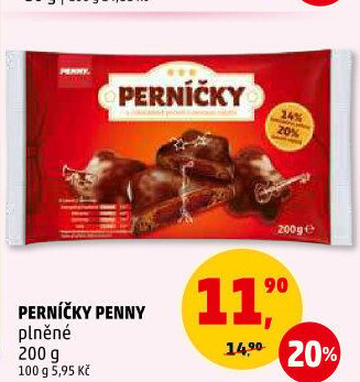 Perníčky s náplní Penny