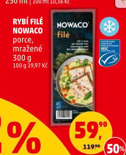Rybí filé mražené Nowaco