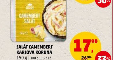 Salát camembert Karlova Koruna