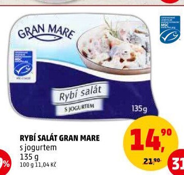 Salát rybí s jogurtem Gran Mare